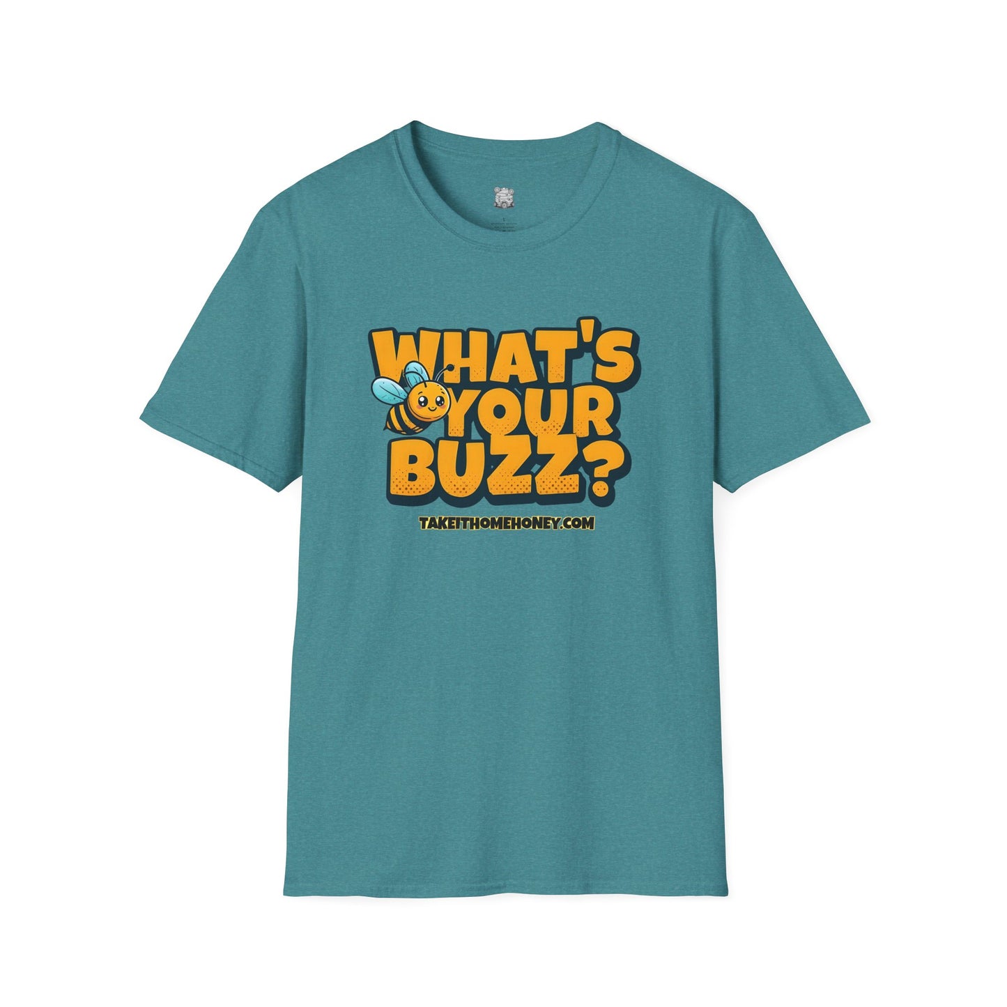 Funny Buzz T-Shirt for Bee Lovers - What's Your Buzz? Unisex Softstyle Tee