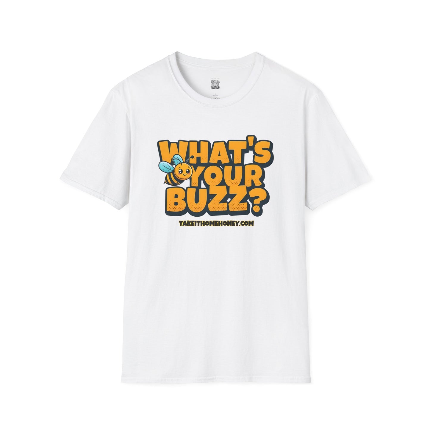 Funny Buzz T-Shirt for Bee Lovers - What's Your Buzz? Unisex Softstyle Tee