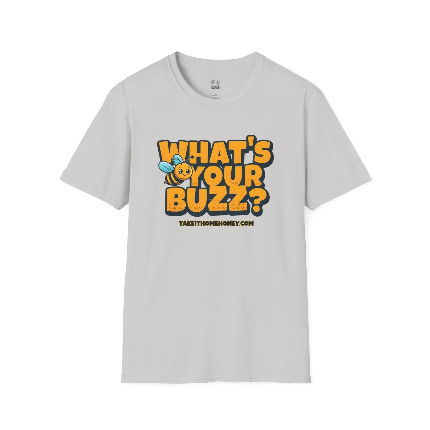 Funny Buzz T-Shirt for Bee Lovers - What's Your Buzz? Unisex Softstyle Tee