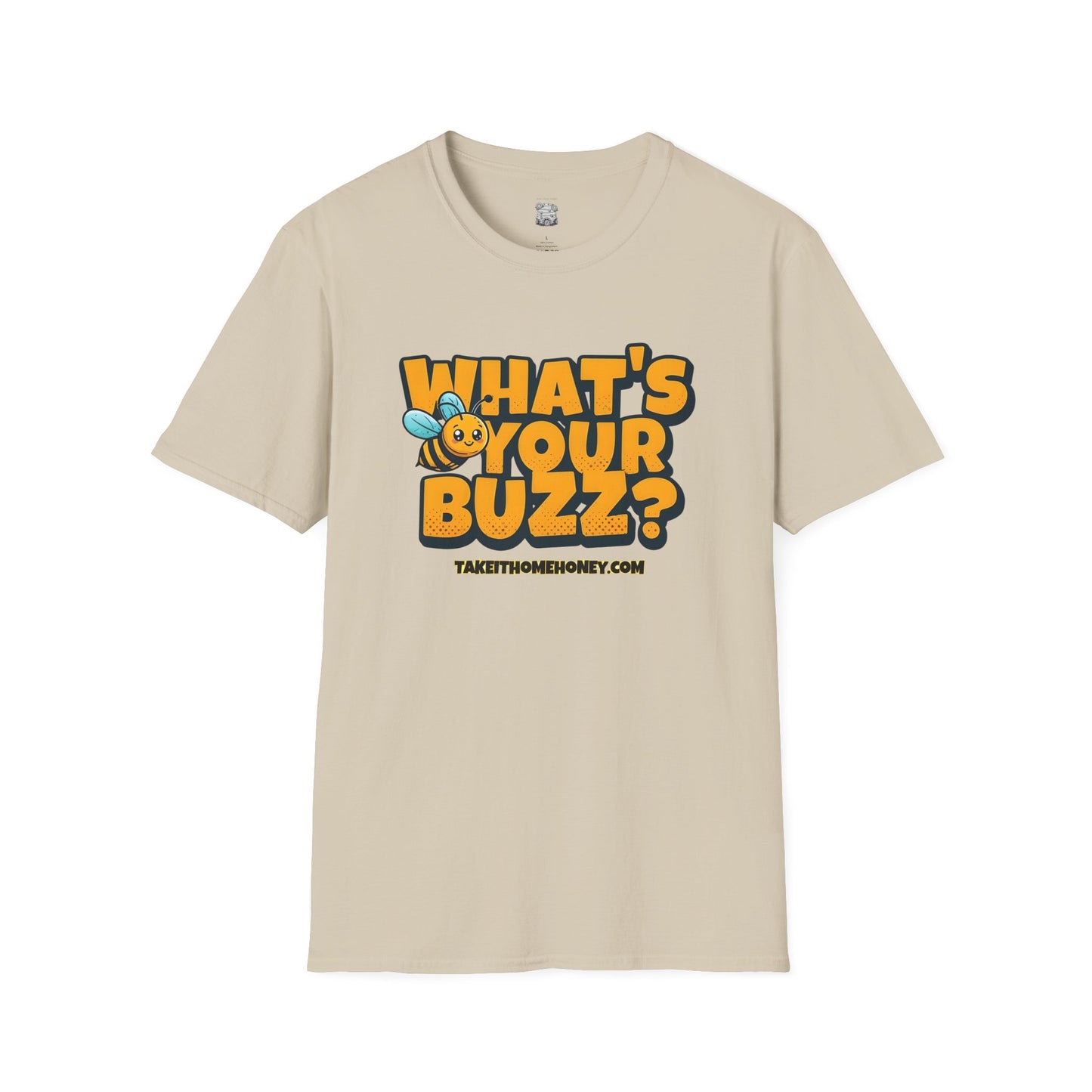 Funny Buzz T-Shirt for Bee Lovers - What's Your Buzz? Unisex Softstyle Tee