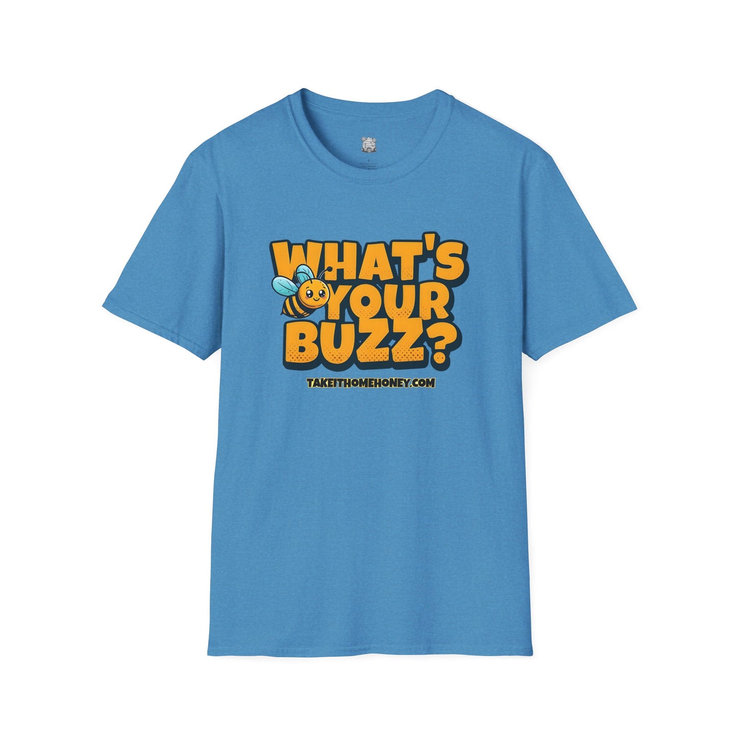 Funny Buzz T-Shirt for Bee Lovers - What's Your Buzz? Unisex Softstyle Tee